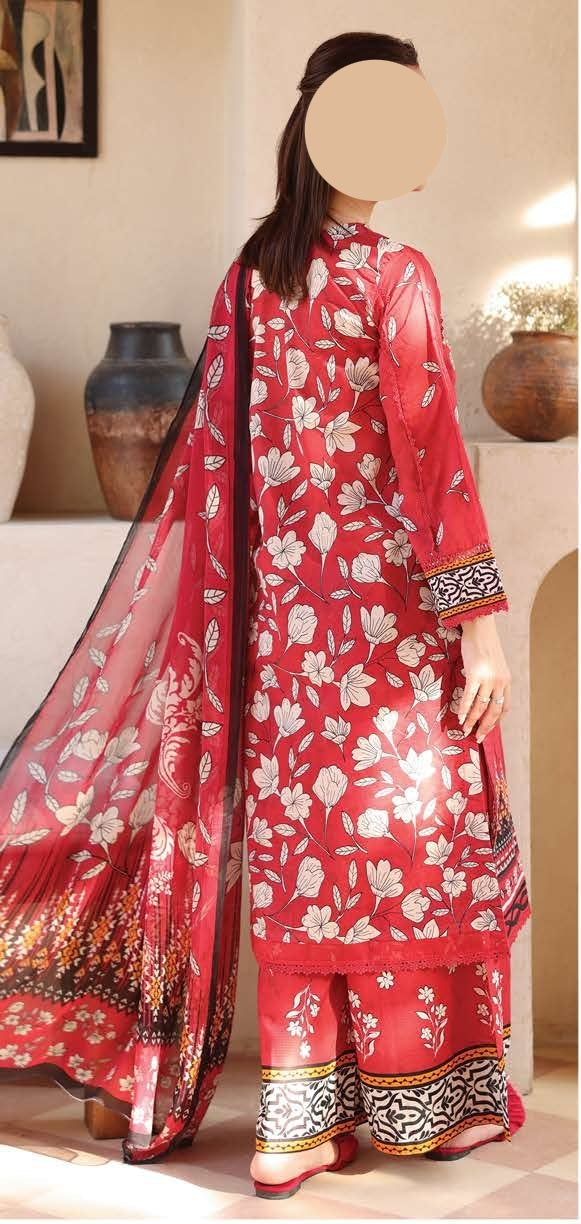 Johra Noorain Embroidered Lawn Unstitched Suit – Elegant Collection