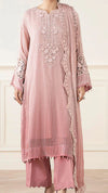 Maria B 3 Piece Unstitched Heavy Embroidered Tie-Dyed Chiffon Suit TURKISH-WEAR