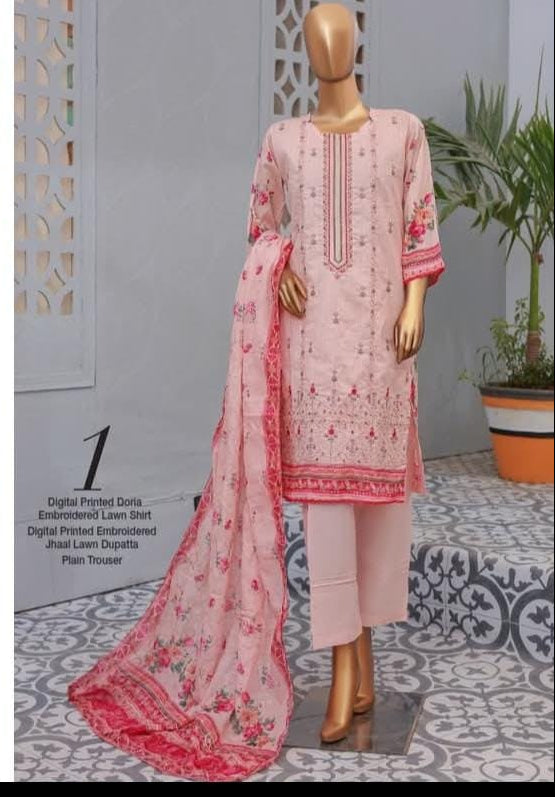 Multi Tex Fabrics (Moonshine) 3 Piece Unstitched Attractive & Elegant Collection MODERN-COLLECTION