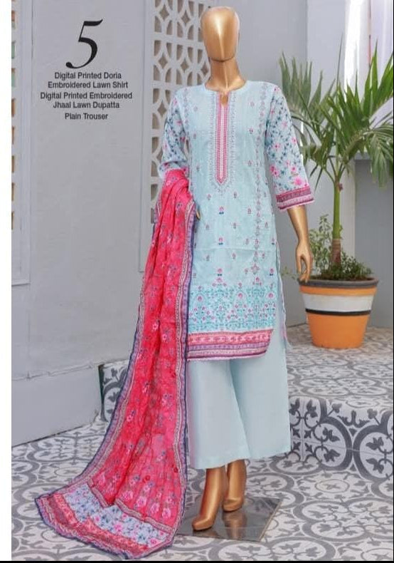 Multi Tex Fabrics (Moonshine) 3 Piece Unstitched Attractive & Elegant Collection MODERN-COLLECTION