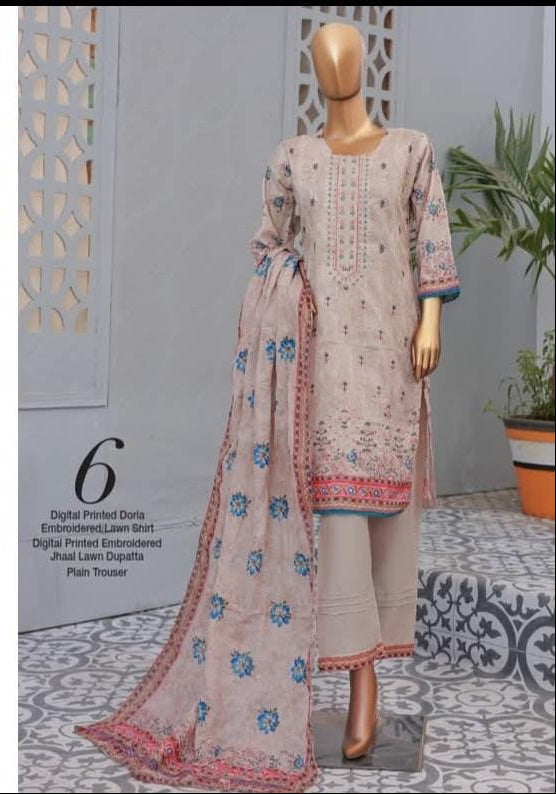 Multi Tex Fabrics (Moonshine) 3 Piece Unstitched Attractive & Elegant Collection MODERN-COLLECTION