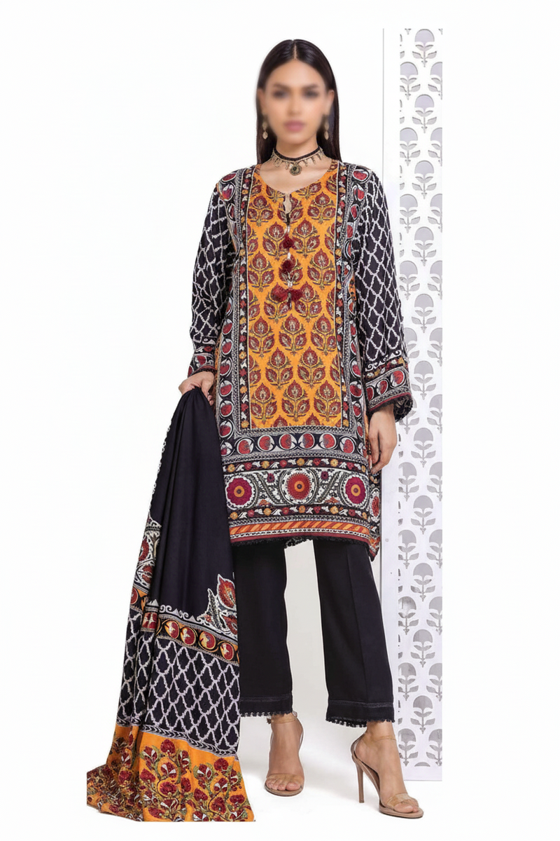 Khaadi 3 Piece Unstitched Attractive & Elegant Lawn Collection MODERN-COLLECTION