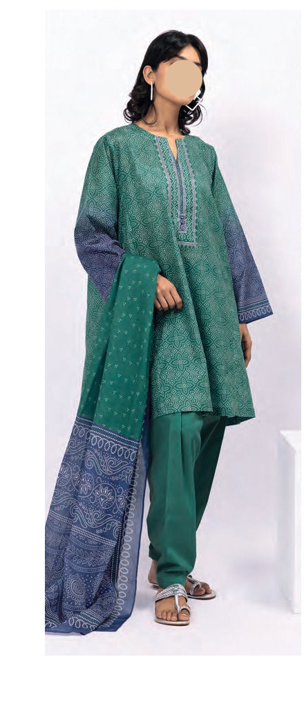 Khaadi 3 Piece Unstitched Attractive & Elegant Lawn Collection MODERN-COLLECTION