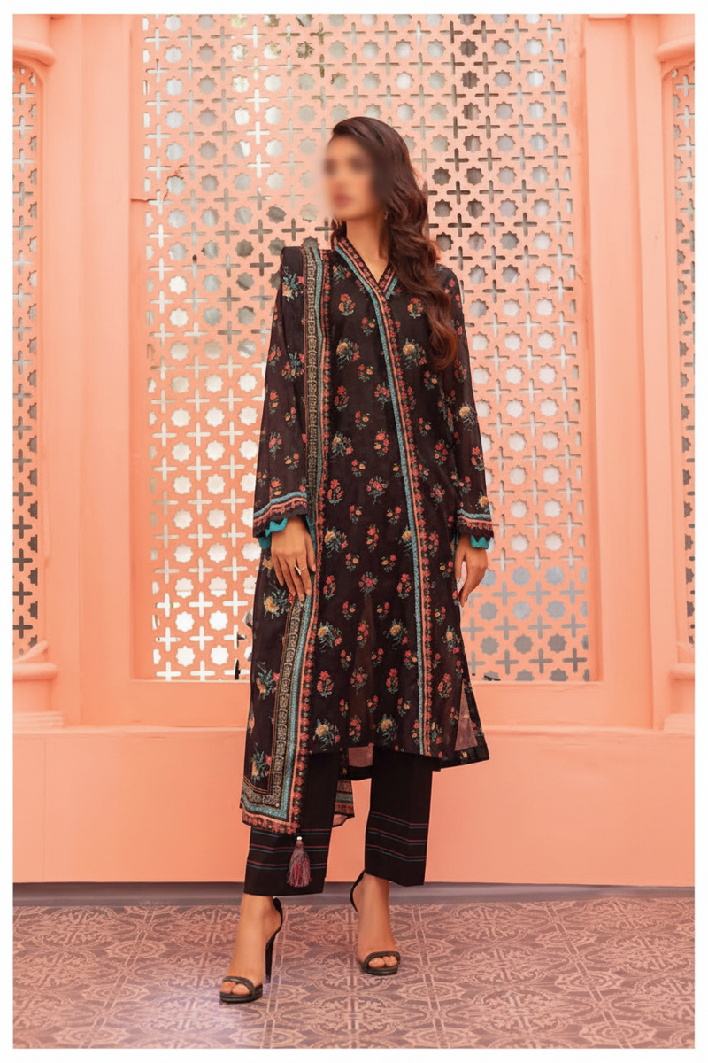 Lakhani 3 Piece Unstitched Attractive & Elegant Collection MODERN-COLLECTION