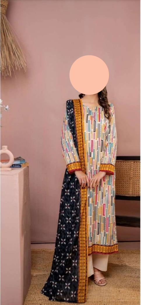 Zesh Elite Lawn 3PC Unstitched Collection MODERN-COLLECTION