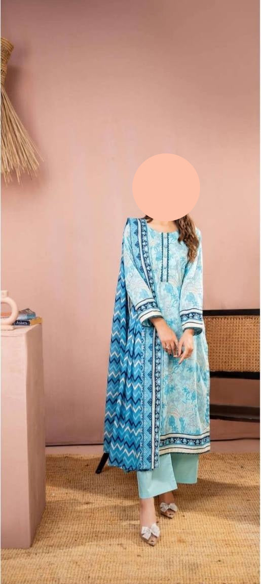 Zesh Elegant Lawn 3PC Unstitched Collection MODERN-COLLECTION