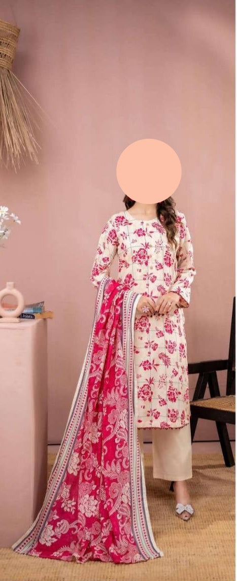 Zesh Luxury Lawn 3PC Unstitched Collection MODERN-COLLECTION