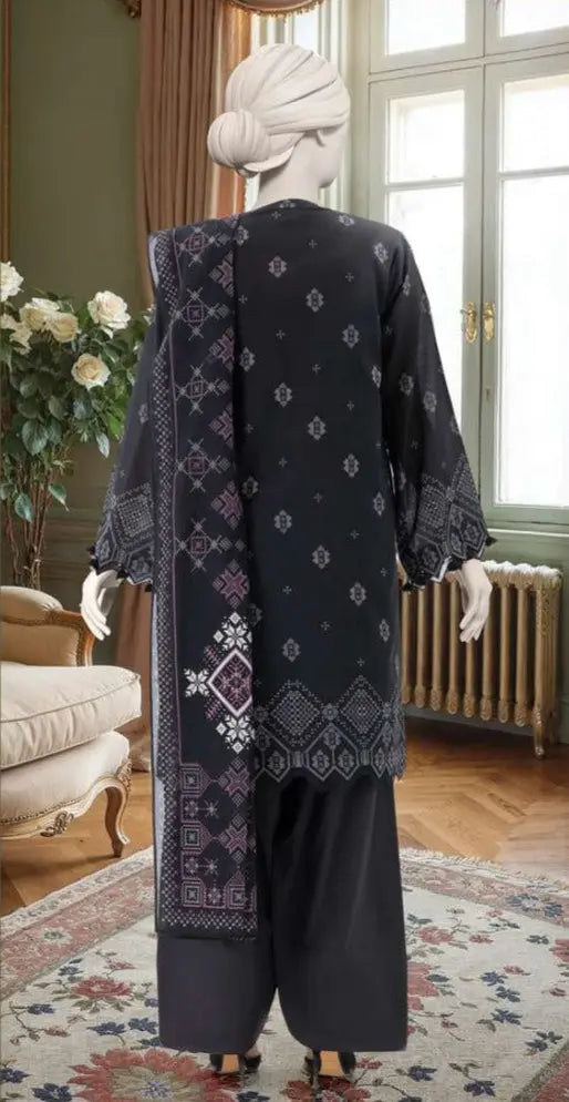 3 Piece Designer Lawn Ensemble By MTJ ✨ MODERN-COLLECTION