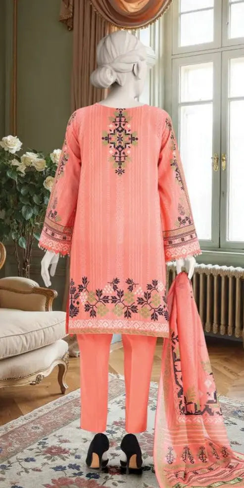 3 Piece Signature Lawn Set By MTJ ✨ MODERN-COLLECTION