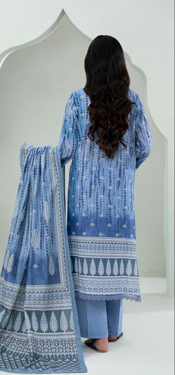 3 Piece Un-Stitched Premium Lawn Collection By ZELLBURY ✨ MODERN-COLLECTION