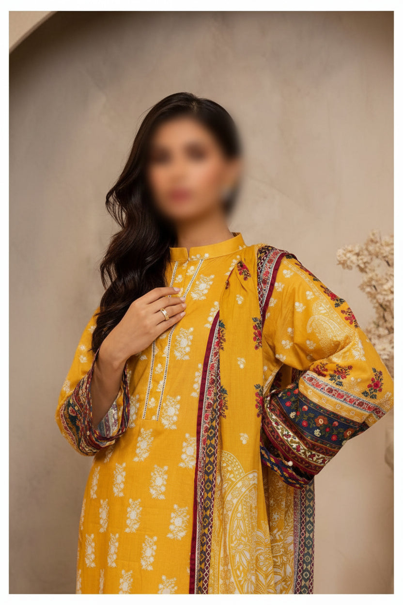 Zellbury 3 Piece Unstitched Attractive & Elegant Collection MODERN-COLLECTION