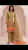 3 Piece Un-Stitched Collection By ZELLBURY, Attractive &amp; Elegant Collection comes with: MODERN-COLLECTION