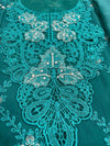 Maria B 2k24 3 Piece Unstitched Heavy Embroidered Chiffon Suit (Master Copy) TURKISH-WEAR