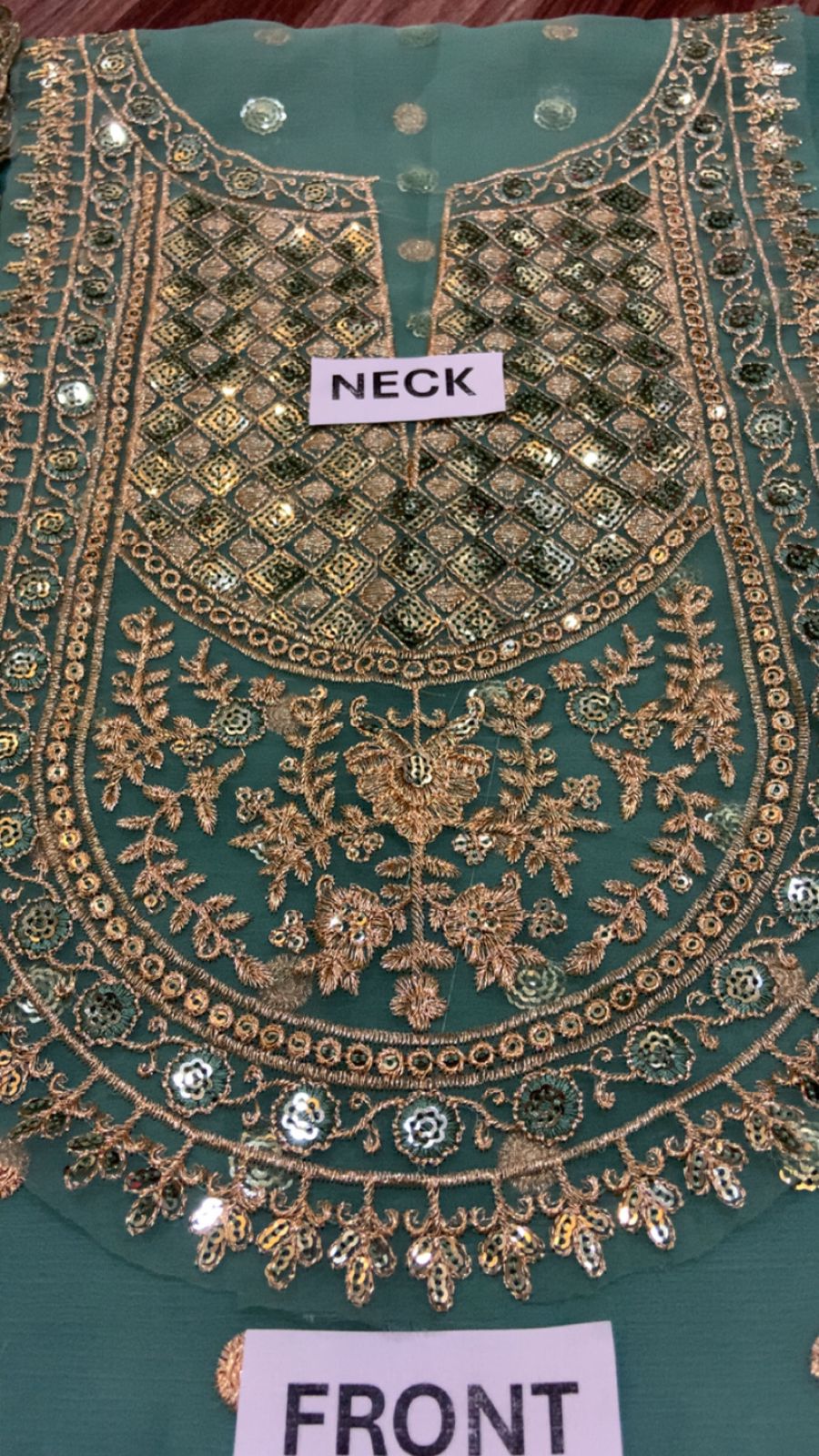 Maria B Inspired 3 Piece Unstitched Embroidered Chiffon Suit TURKISH-WEAR