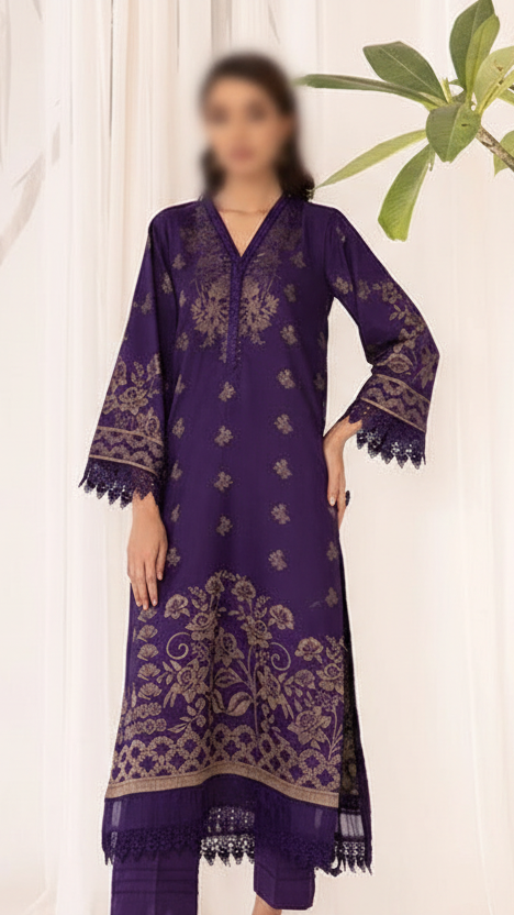 2 Piece Un-Stitched Premium Set By JOHRA ✨ MODERN-COLLECTION