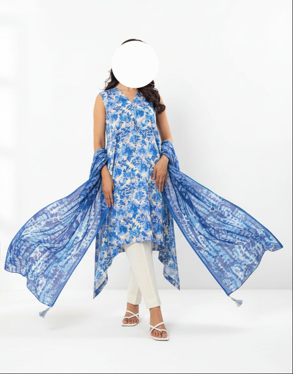 Alkaram 3 Piece Unstitched Lawn Suit – Classic Printed Collection