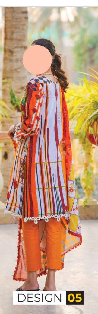 Kashmala 3 Piece Digital Printed Lawn Suit – Elegant Unstitched