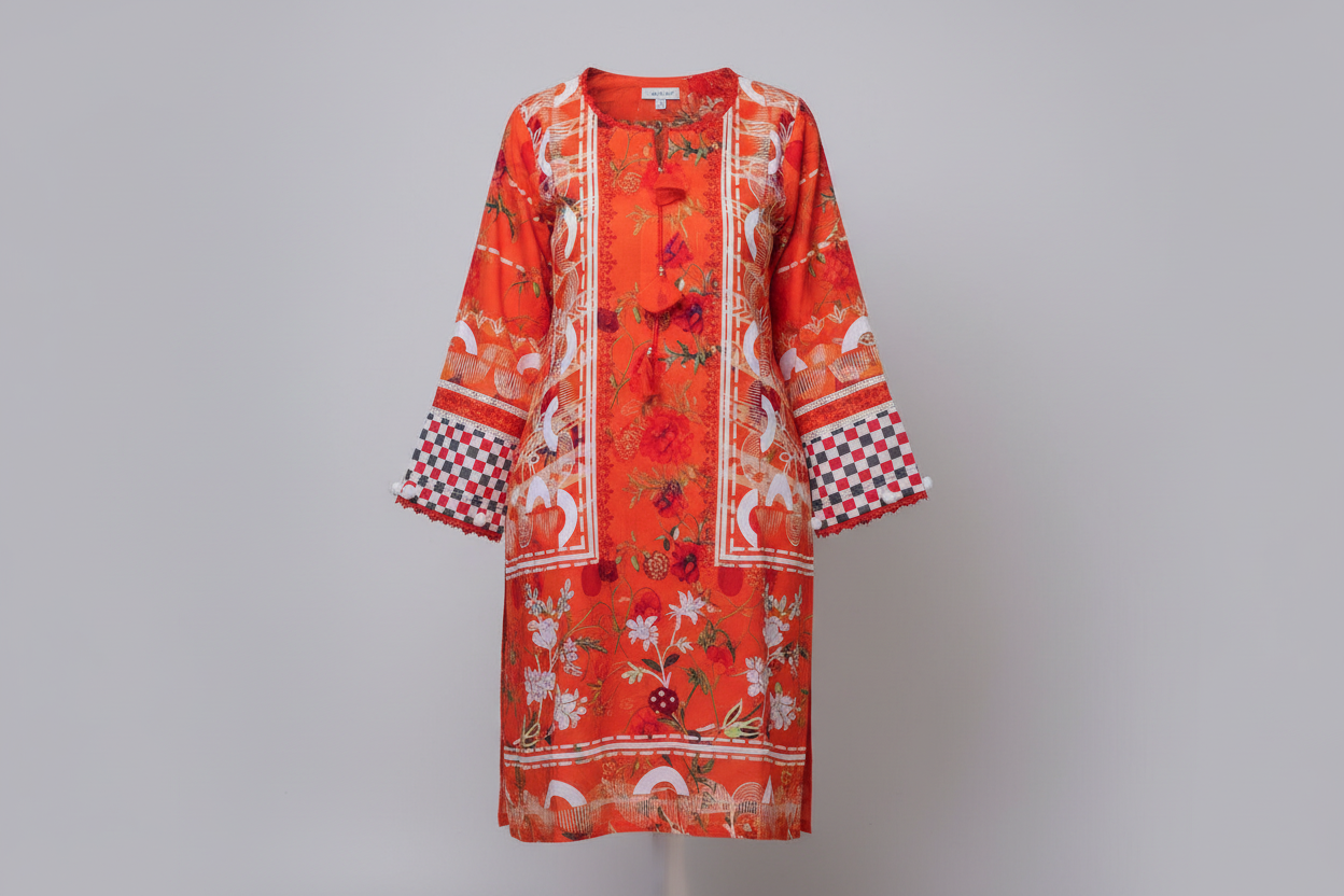 Kashmala 3 Piece Digital Printed Lawn Suit – Elegant Unstitched