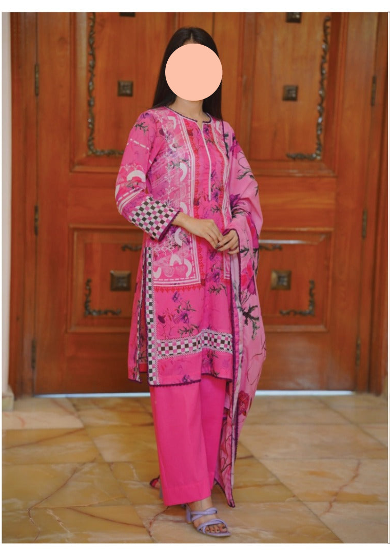 Kashmala 3 Piece Digital Printed Lawn Suit – Elegant Unstitched