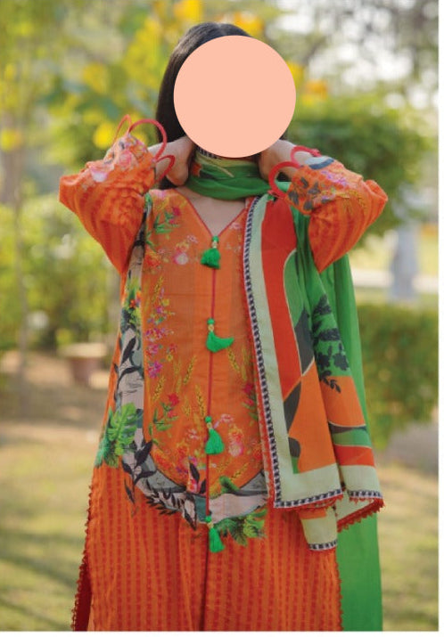 Kashmala 3 Piece Digital Printed Lawn Suit – Elegant Unstitched