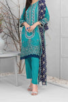 Tawakkal ZUHA 3 Piece Unstitched Lawn Suit – Elegant Embroidered