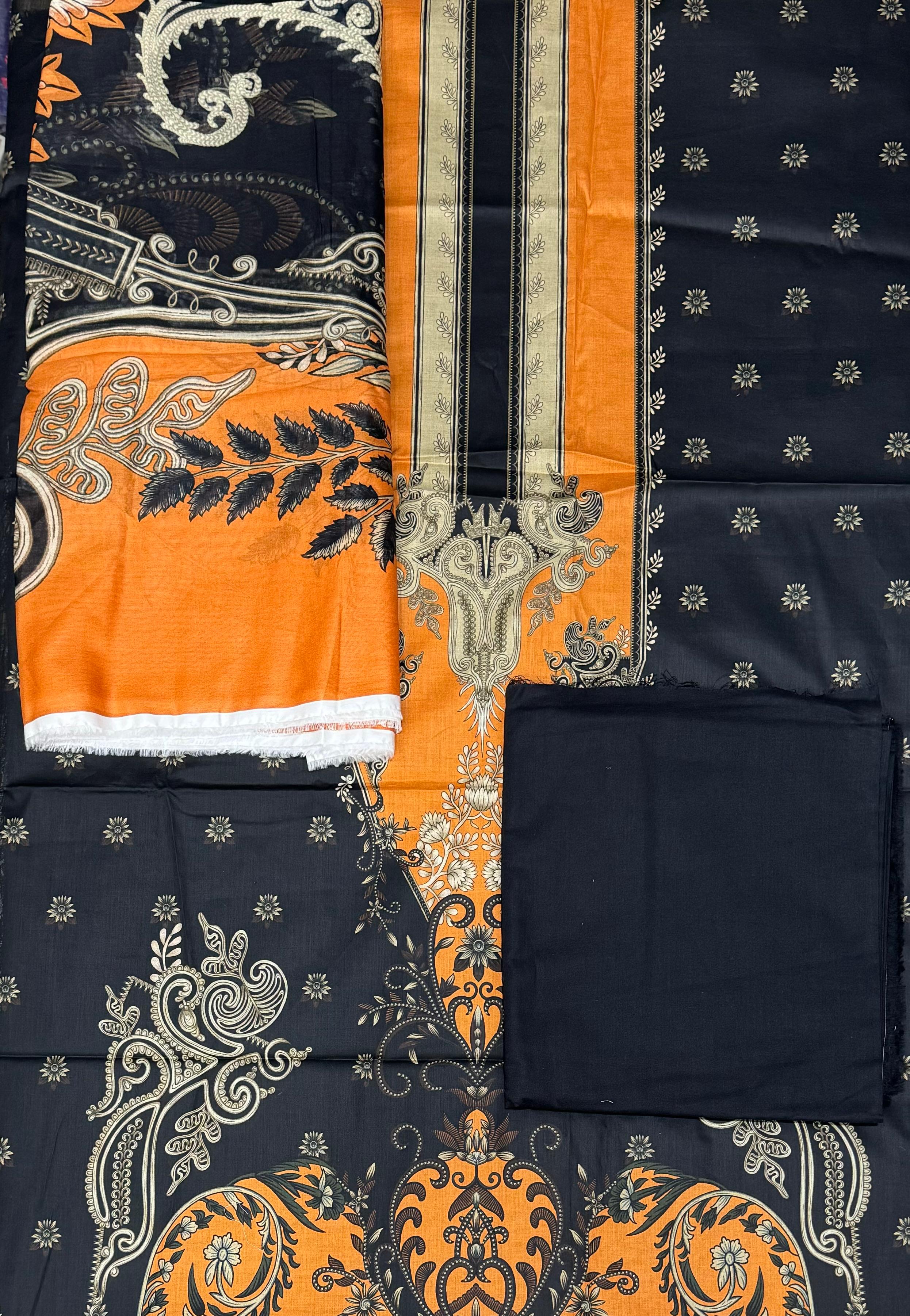 Summer Outfit – Sapphire 3 Piece Unstitched Lawn Suit