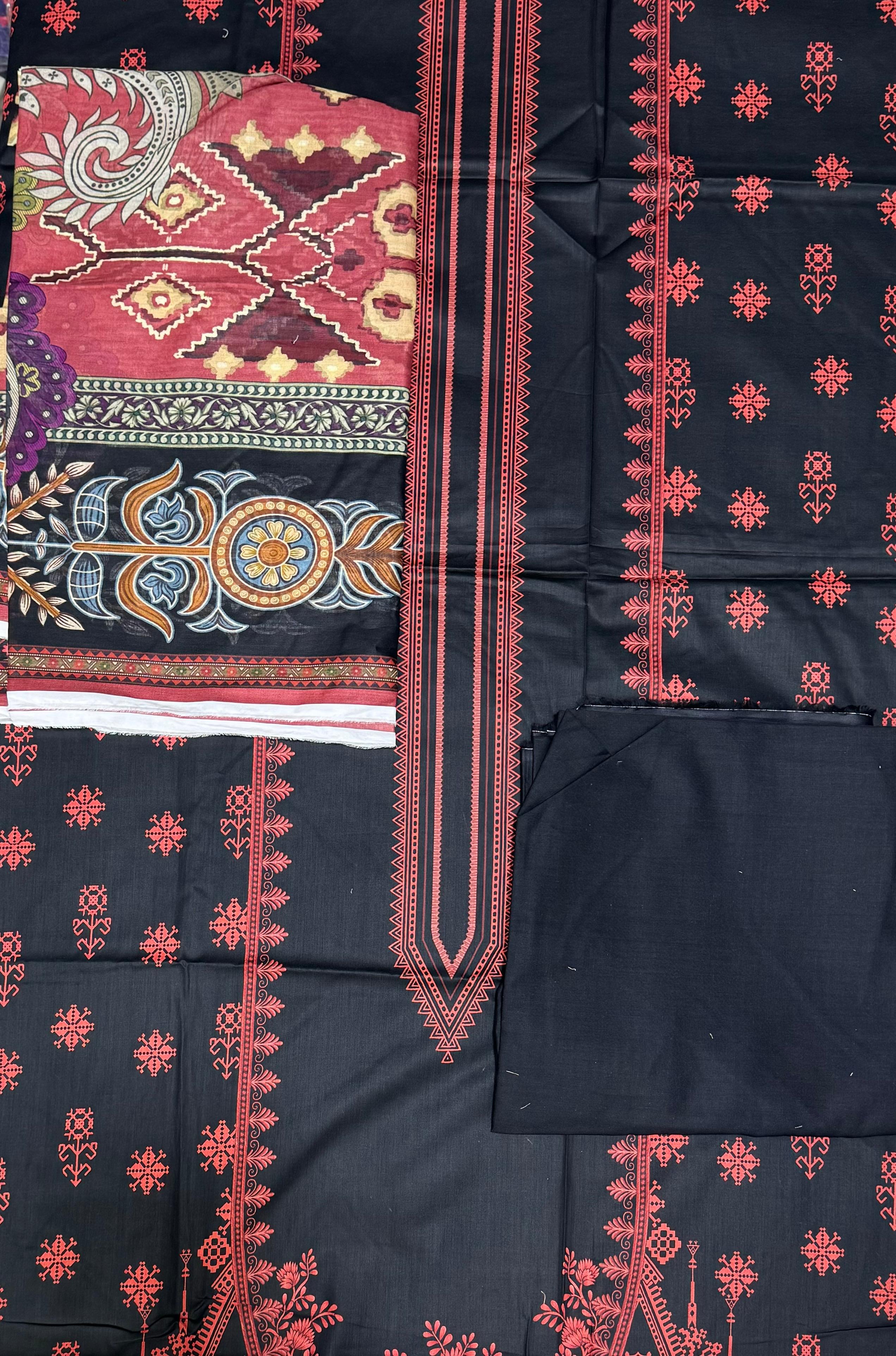 Dyed Cambric Trouser – Sapphire 3 Piece Collection
