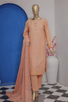 HZ Textiles 3 Piece Jacquard Unstitched Suit – Premium Collection