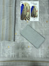HZ Textiles 3 Piece Jacquard Unstitched Suit – Premium Collection