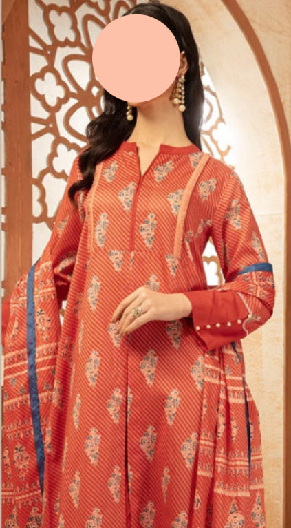 Nishat 3 Piece Unstitched Lawn Suit – 100% Authentic