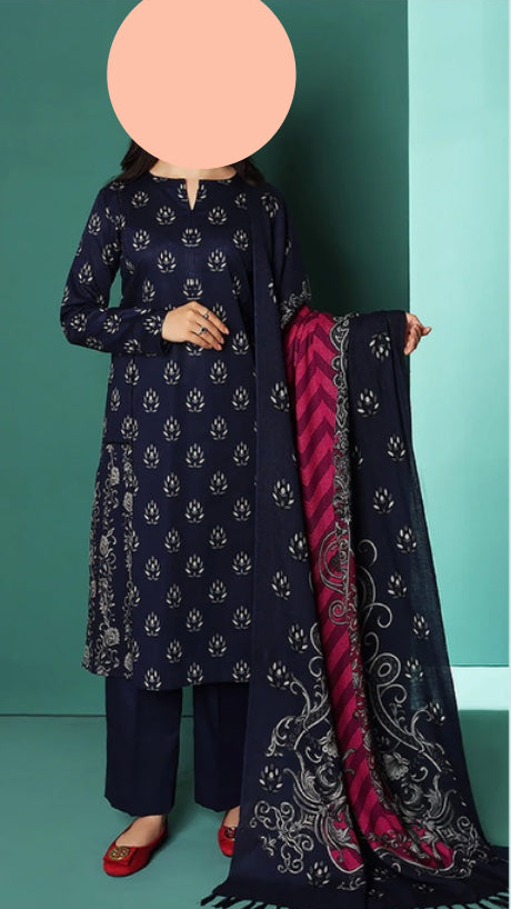 Nishat 3 Piece Unstitched Lawn Suit – 100% Authentic