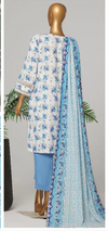 Amna Khadija 3 Piece Linen Unstitched Suit – Premium Collection