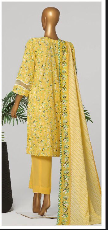 Amna Khadija 3 Piece Linen Unstitched Suit – Premium Collection