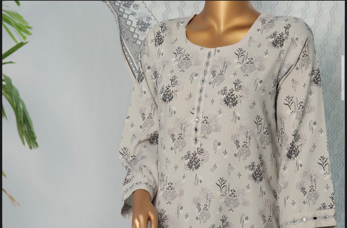 Amna Khadija 3 Piece Linen Unstitched Suit – Premium Collection