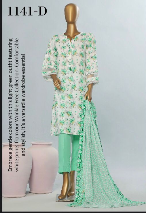 Amna Khadija 3 Piece Linen Unstitched Suit – Premium Collection