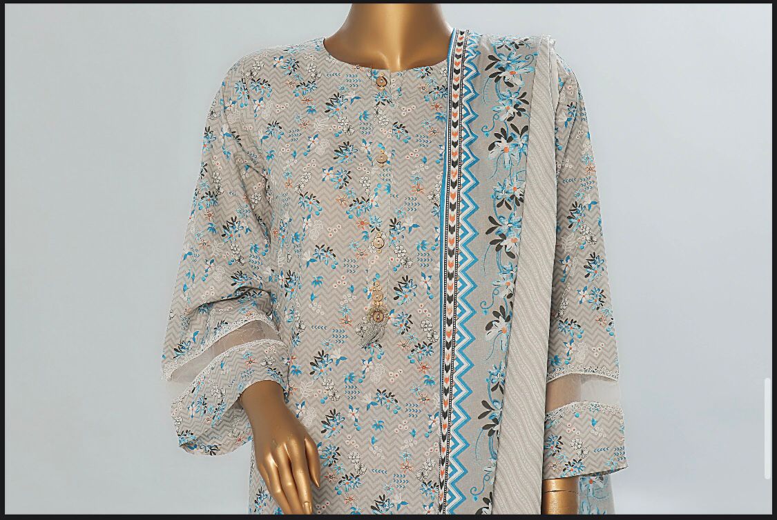 Amna Khadija 3 Piece Linen Unstitched Suit – Premium Collection