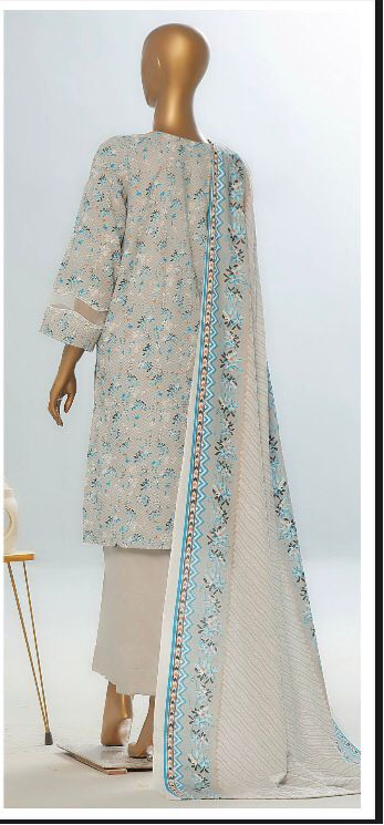 Amna Khadija 3 Piece Linen Unstitched Suit – Premium Collection