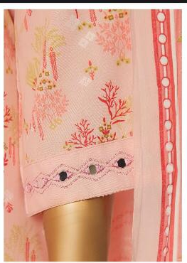 Amna Khadija 3 Piece Linen Unstitched Suit | Original Collection