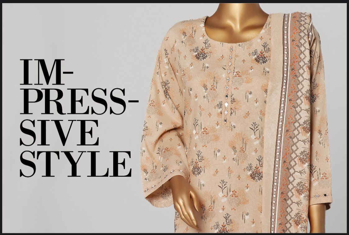 Amna Khadija 3 Piece Linen Unstitched Suit – Premium Collection