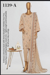 Amna Khadija 3 Piece Linen Unstitched Suit – Premium Collection