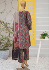 Mirha 3 Piece Digital Printed Dhanak Suit – Winter Collection