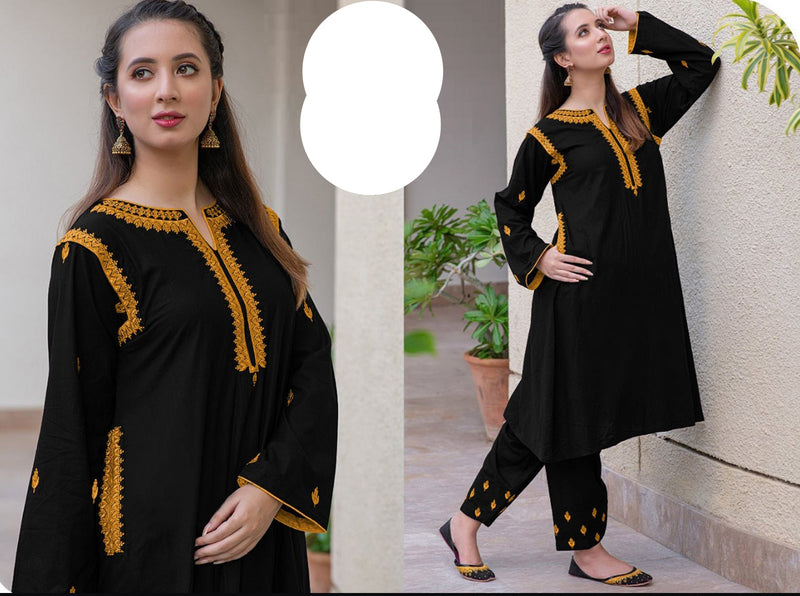 pocket style stitched linen suit