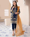 3pc stitched organza suit with dupatta