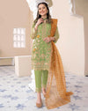 3pc stitched organza suit with dupatta