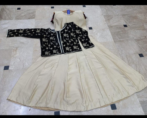 party wear stitched velvet silk set