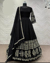 Mini Star Heavy Embroidered Shamose Silk Maxi 3PC Stitched Suit with Lace Dupatta