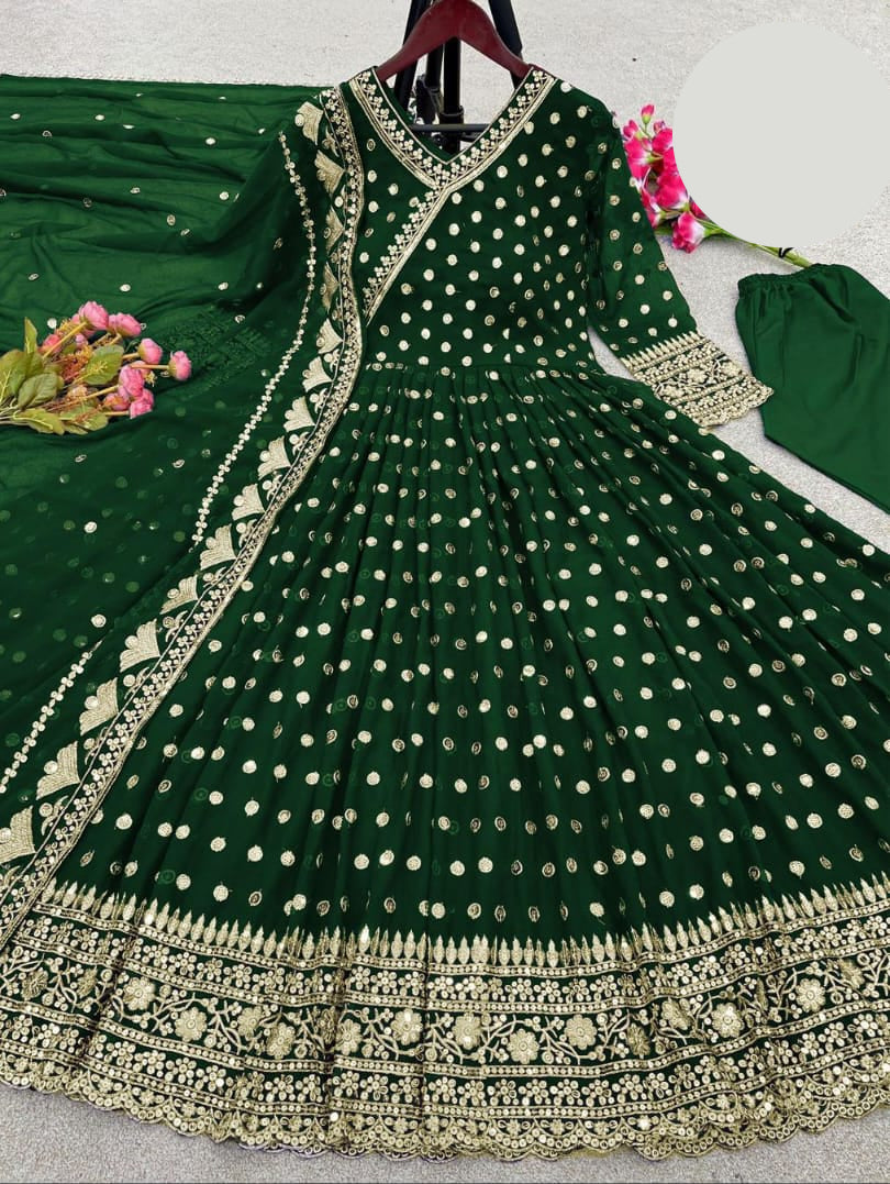 embroidered chiffon maxi dress Pakistan