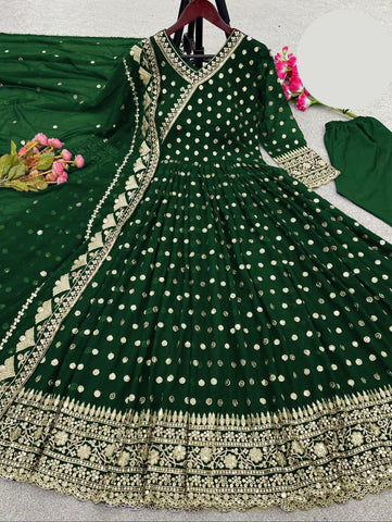 embroidered chiffon maxi dress Pakistan