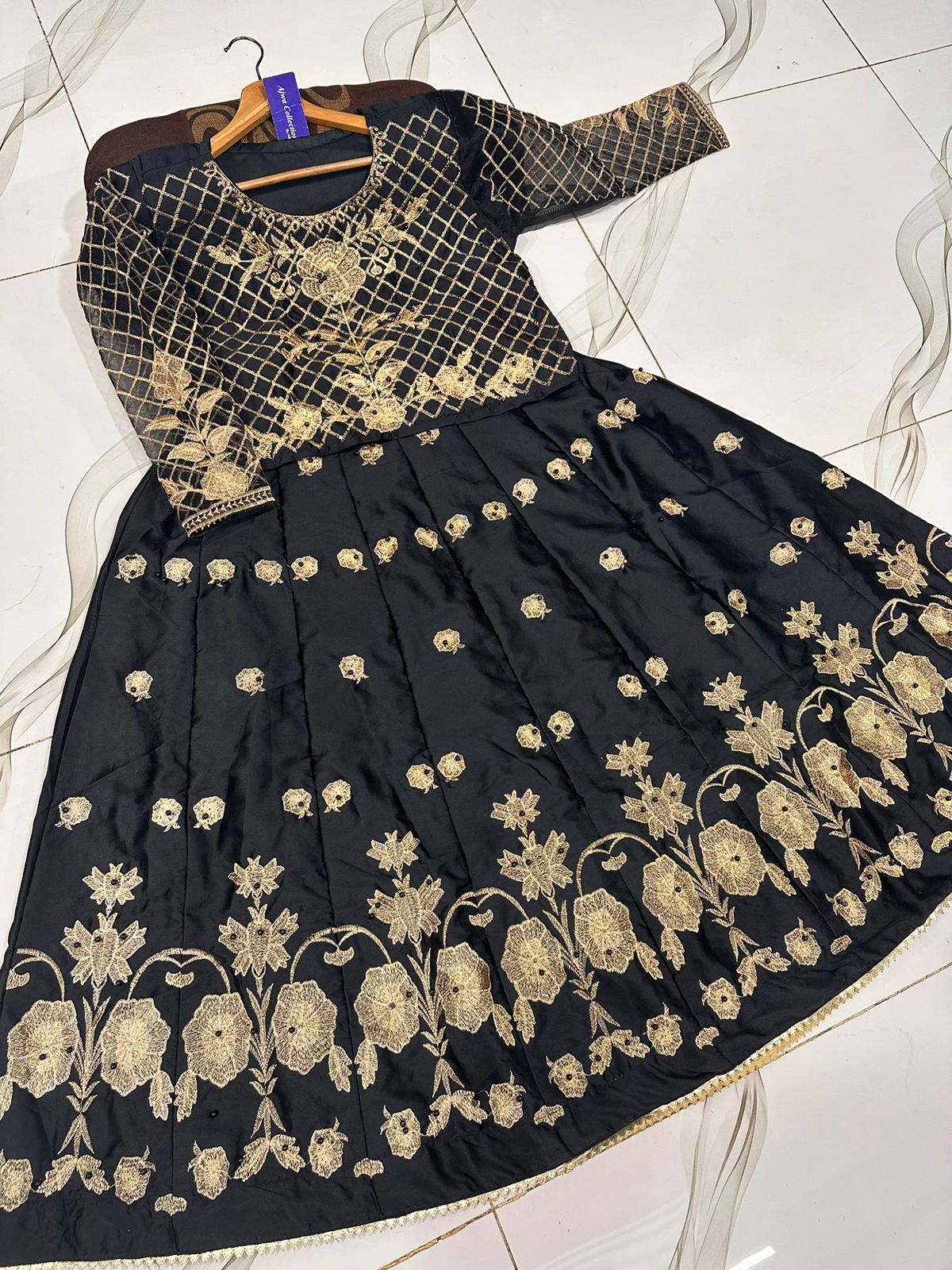 pearl embellished party wear outfit