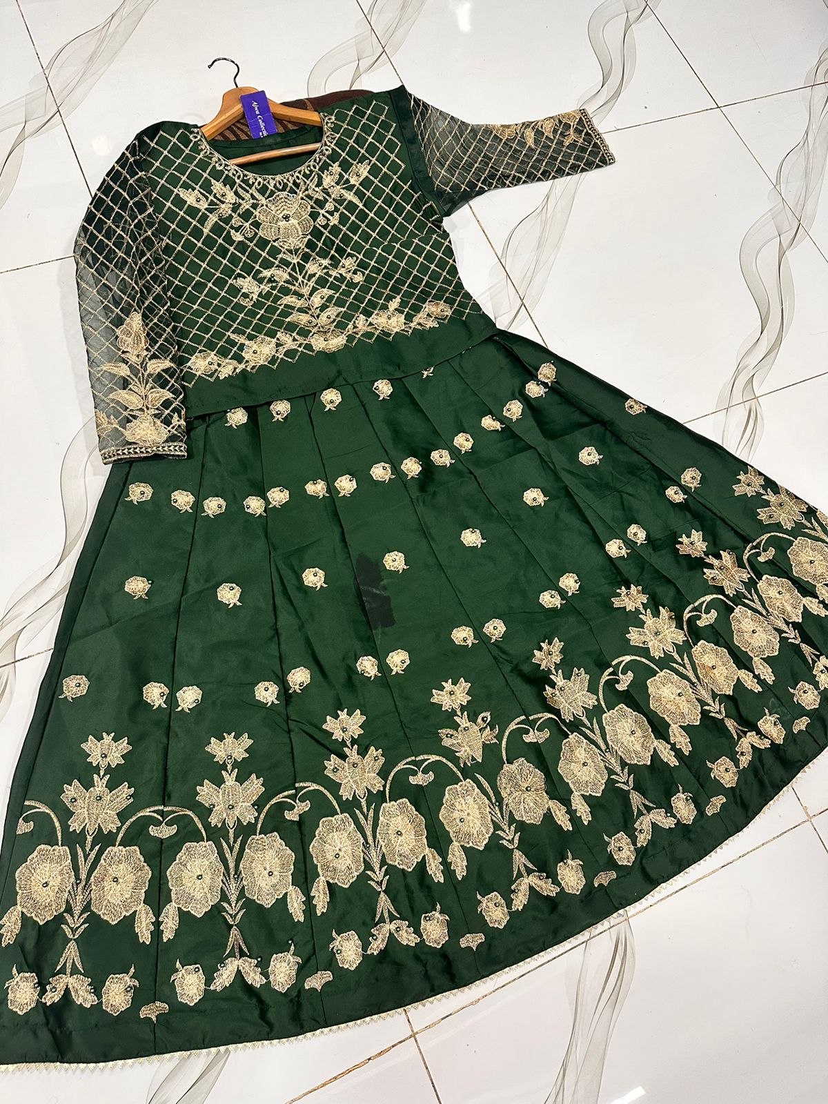 pearl embellished party wear outfit